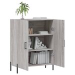 vidaXL Buffet sonoma gris 69 5x34x90 cm bois d'ingénierie