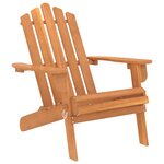 vidaXL Ensemble de salon de jardin Adirondack 4 Pièces bois acacia solide