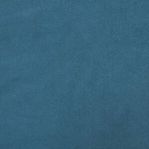 vidaXL Canapé à 2 places Bleu 140 cm Velours