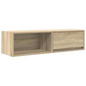 vidaXL Meuble TV chêne sonoma 100x31x25 5 cm bois d'ingénierie