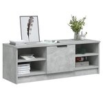 vidaXL Meuble TV Gris béton 102x35 5x36 5 cm Bois d'ingénierie