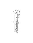 FERCO BY THIRARD - Verrou à onglet à bascule pour fenêtre  160mm  zingué