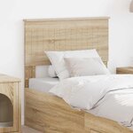 vidaXL Tête de lit Chêne Sonoma 80 cm Bois d'ingénierie