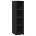 vidaXL Buffet noir 30x41x124 cm bois d'ingénierie