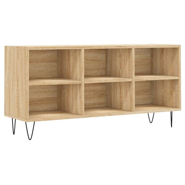 vidaXL Meuble TV chêne sonoma 103 5x30x50 cm bois d'ingénierie