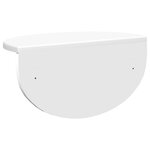 vidaXL Étagère Murale Blanc 38 x 19 x 19 cm Bois d'ingénierie