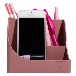 Pot À Crayons Pen Wave Skandi - Vieux Rose - Exacompta