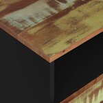 vidaXL Table de chevet 50x33x62cm Bois de récupération et d'ingénierie