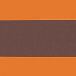 vidaXL Écran de balcon Orange et marron 100 x 500 cm Tissu Oxford