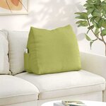 vidaXL Coussin de Dos Vert clair 60 x 20 x 50 cm tissu