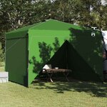 vidaXL Tente à auvent pop-up Vert 300 x 300 cm tissu