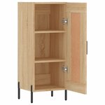 vidaXL Buffet Chêne sonoma 34 5x34x90 cm Bois d'ingénierie