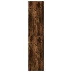 vidaXL Buffet haut chêne fumé 45x41x185 cm bois d'ingénierie