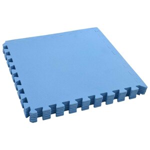 vidaXL Tapis de sol de piscine 6 Pièces Bleu 2 16 ㎡ Mousse EVA