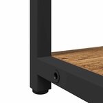 vidaXL Ensemble de mobilier de salle de bain avec étagère 2 Pièces Marron