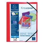 Chemise personnalisable à élastique PP Kréacover coloris assortis EXACOMPTA