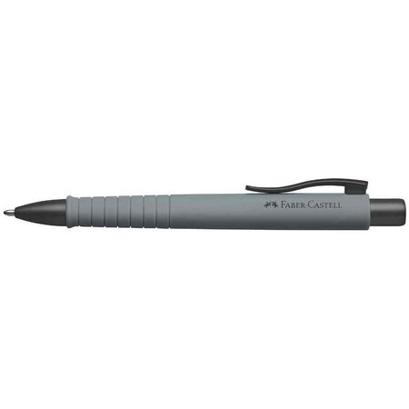 Stylo-bille poly ball xb  stone grey faber-castell