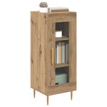 vidaXL Buffet chêne artisanal 34 x 34 5 x 90 cm Bois d'ingénierie