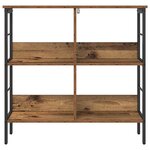 vidaXL Étagère Bois Ancien 82 x 32 x 79 cm Bois d'ingénierie