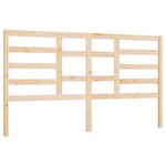 vidaXL Tête de lit 206x4x104 cm Bois massif de pin