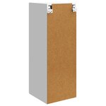 vidaXL Armoire Murale Blanc brillant 33 x 34 5 x 90 cm