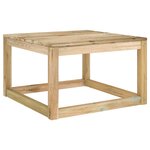 vidaXL Tables palette de jardin 2Pièces 60x60x36 5cm Bois de pin imprégné