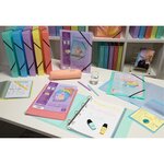 Protège-documents 11x15cm En Polypropylène Kreacover Pastel 40 Vues - Couleurs Assorties - Exacompta