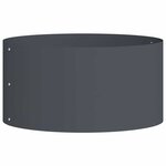 vidaXL Cache-pot de jardin Anthracite 40 x 40 x 20 cm Acier