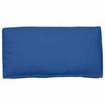 vidaXL Coussin pour assise / dossier de palette avec oreiller Bleu royal