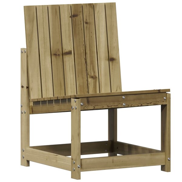 vidaXL Chaise de jardin 50 5x55x77 cm bois de pin imprégné