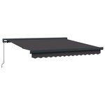 vidaXL Auvent manuel rétractable anthracite 300x250 cm