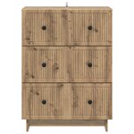 vidaXL Armoire à tiroirs 66 x 34 5 x 90 cm Bois d'ingénierie