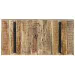 vidaXL Table à manger 140x70x76 cm Bois de manguier brut