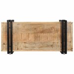 vidaXL Étagère murale 70x33x35 cm bois de manguier massif brut