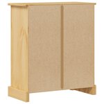 vidaXL Armoire de salle de bain Corona 70x33x80 cm bois de pin massif