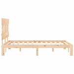 vidaXL Cadre de lit sans matelas 140x190 cm bois de pin massif