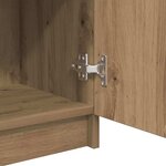 vidaXL Cabinet de salle de bain chêne artisanal 32 x 34 x 90 cm