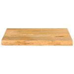 vidaXL Dessus de table à bord vivant 60x20x3 8 cm bois massif manguier