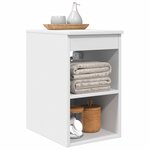 vidaXL Meuble de Salle de Bain In-between Blanc 30 x 35 x 50 cm