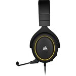 CORSAIR Casque Gamer HS60 PRO SURROUND - Filaire - Jaune (CA-9011214-EU)