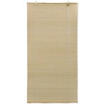 vidaXL Store à rouleau bambou naturel 140x160 cm