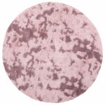 vidaXL Tapis Shaggy à poils longs NAVARRA rose poudré 200x200 cm