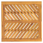 vidaXL Table à manger de jardin 90x90x74 cm bois d'acacia solide