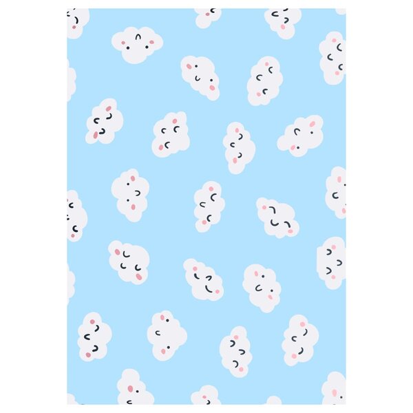 vidaXL Tapis imprimé Multicolore 80x150 cm Tissu
