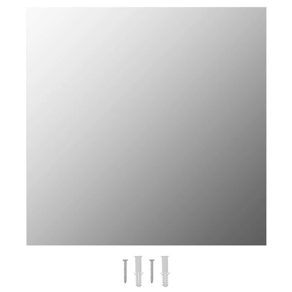 vidaXL Miroir mural carré 40 x 40 cm Verre