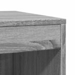 vidaXL Meuble de bac à litière pour chat sonoma gris bois d'ingénierie