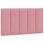 vidaXL Cadre de lit sans matelas Hanko rose 80x200 cm velours