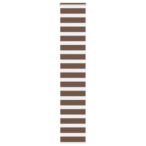 vidaXL Store zèbre marron 45x200 cm largeur du tissu 40 9 cm polyester