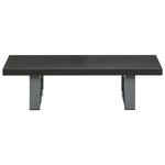 vidaXL Meuble de salle de bain en deux pièces Céramique Gris