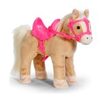 Zapf Creation 840627 - Cheval de peluche avec sons et fonction de marche